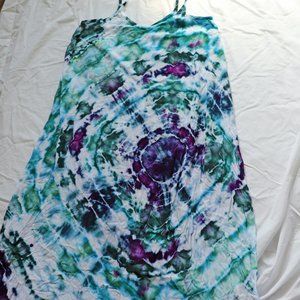 Breezy Ice Dyed Boho Dress - XL